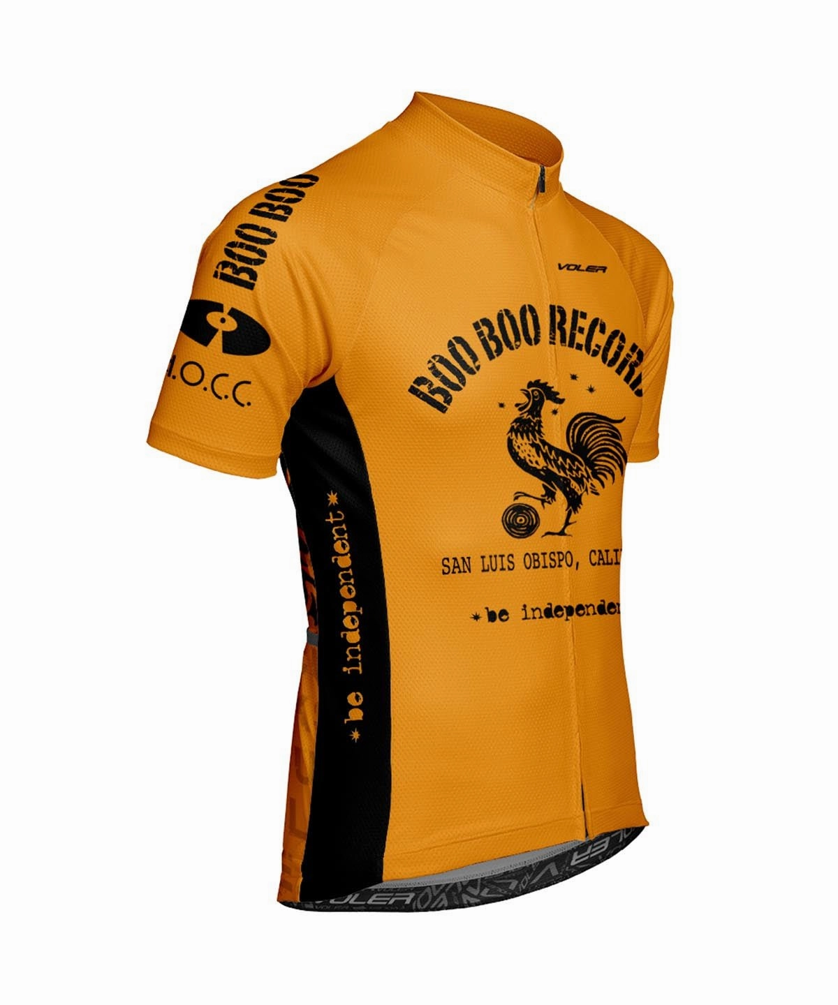Moisture Transfer Bold Trim M. PELOTON RACE JERSEY - BOO BOO TANGERINE