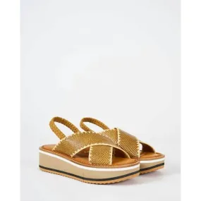 Layered Shock Pad Energy Return Foam Women's Freedosr Wedge In Dsrt Pytsde