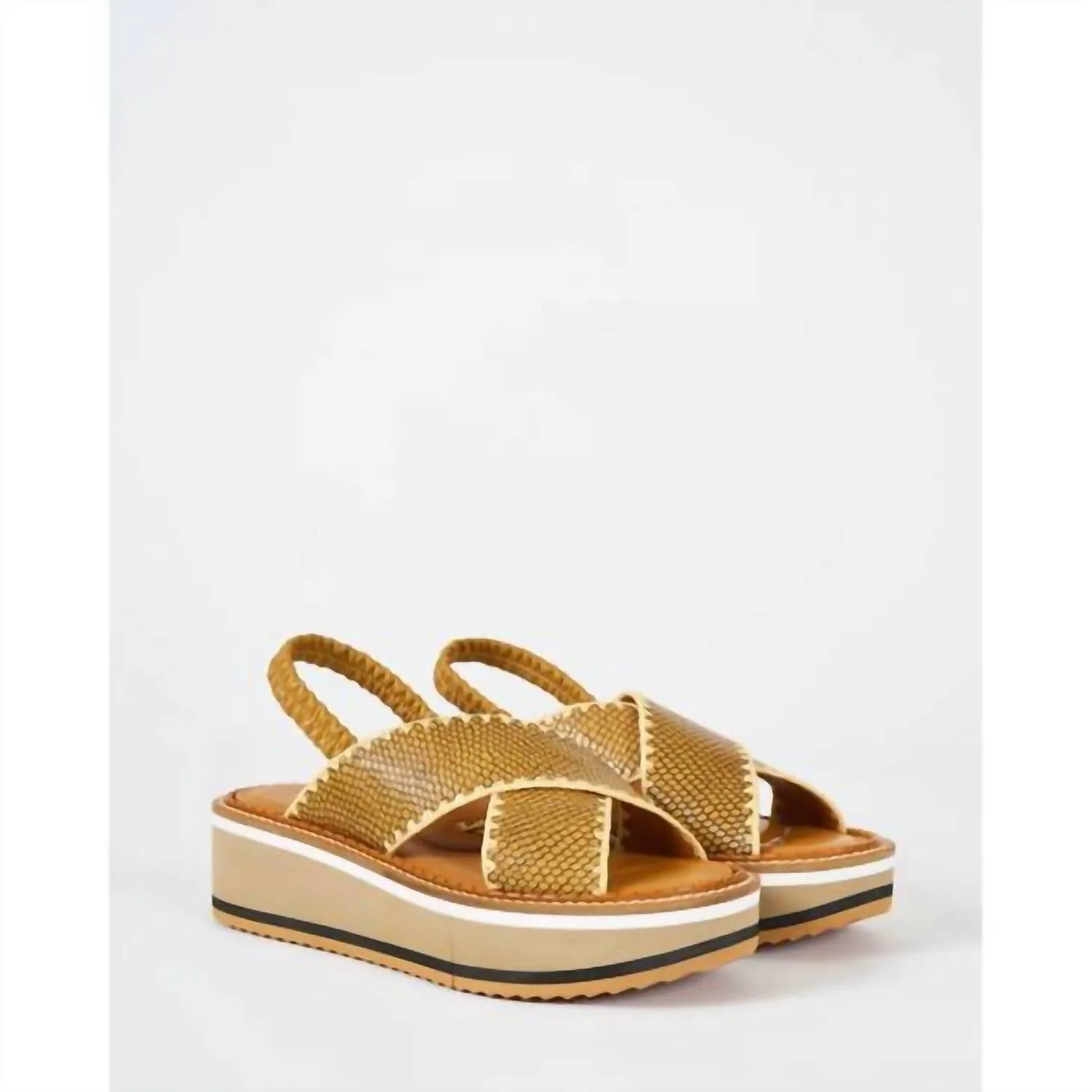 Layered Shock Pad Energy Return Foam Women's Freedosr Wedge In Dsrt Pytsde