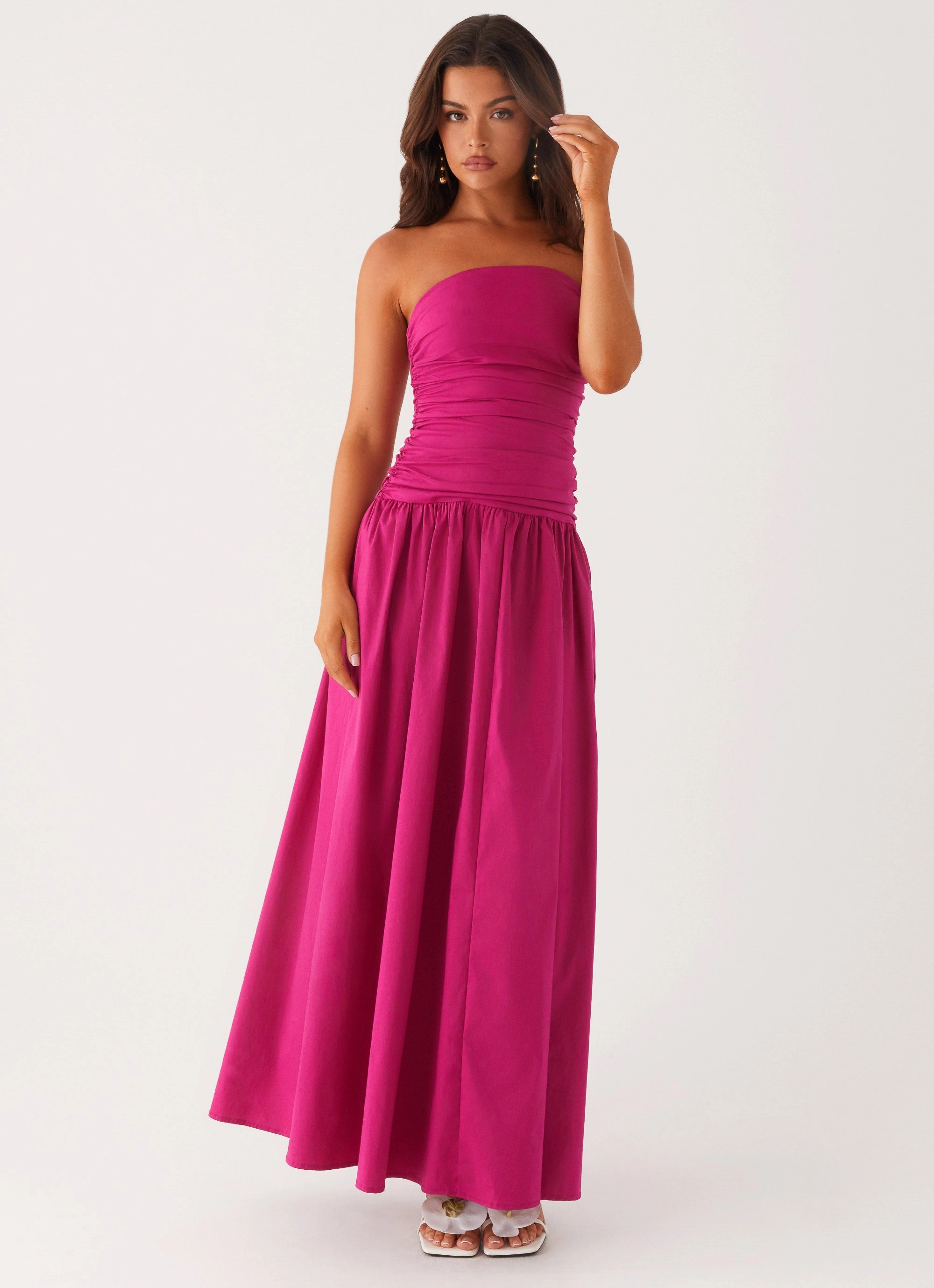 Carmel Maxi Dress - Fuchsia Classy Look