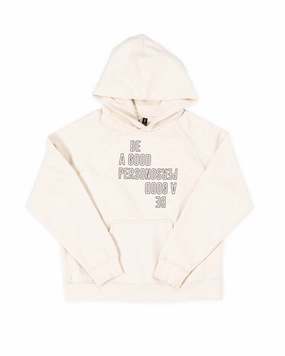 Plush Feel Reflection Heavyweight Hoodie - Natural