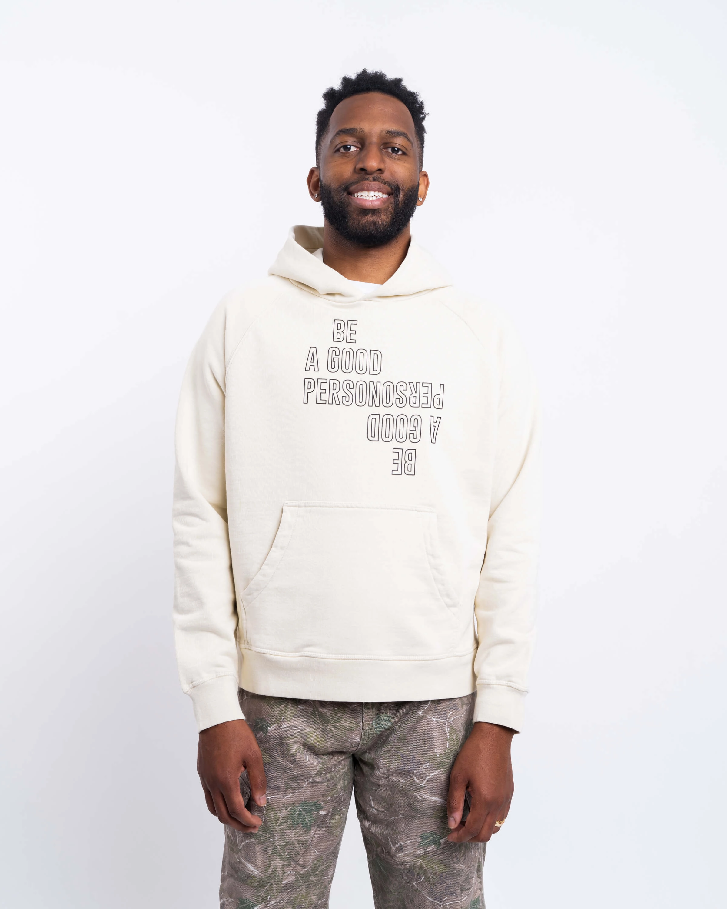Reflection Heavyweight Hoodie - Natural cleaning outfit