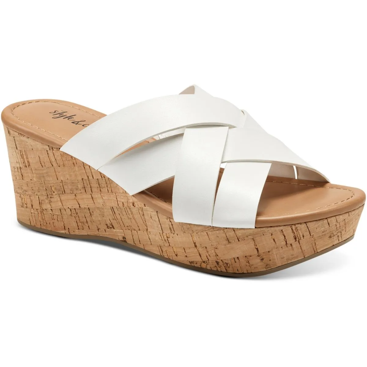 VIOLETTE Womens Cork Wedge Sandals Heel Ease Zero Break In Period