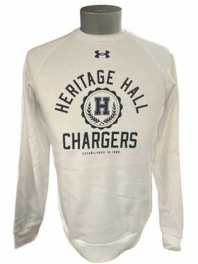 Men's UA Sweatshirt, white, H crest ring Product Innovation