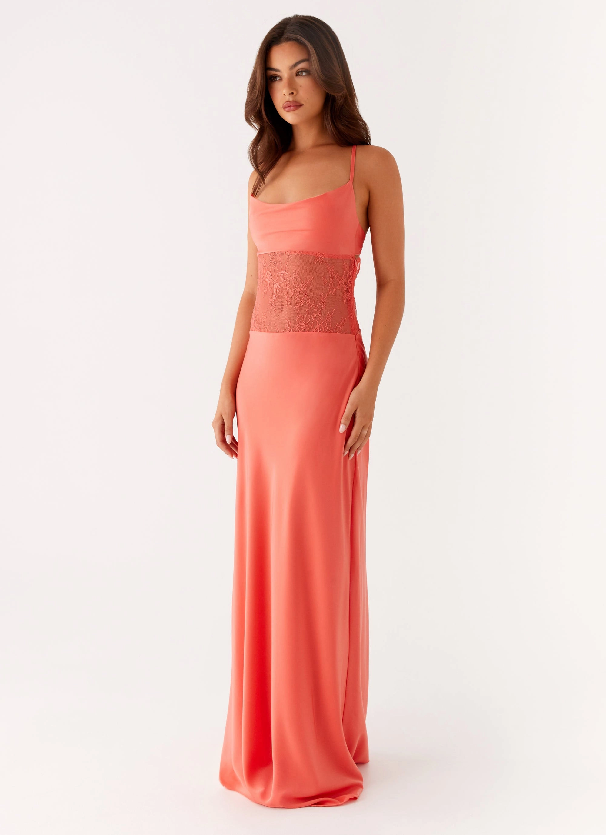 Shae Maxi Dress - Tangerine Exclusive-Design