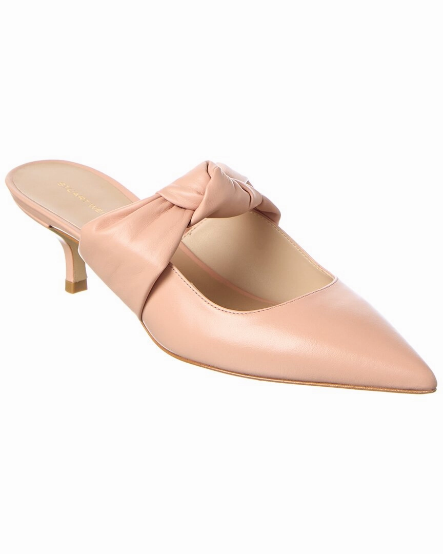 Relax Slip Shoes Casual Footwear Stuart Weitzman Solange Leather Mule