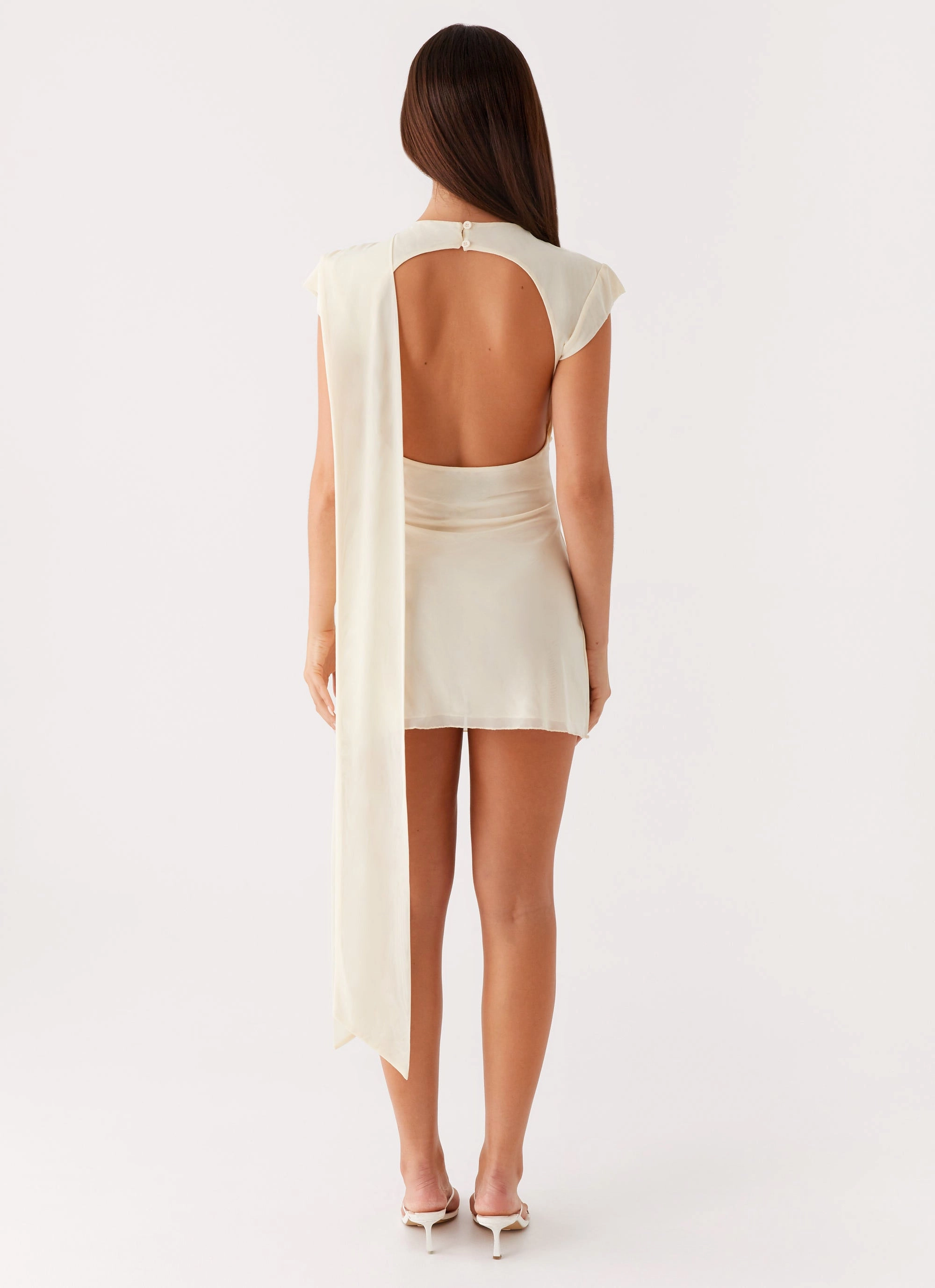 Felipe Mini Dress - Yellow Smart Texture