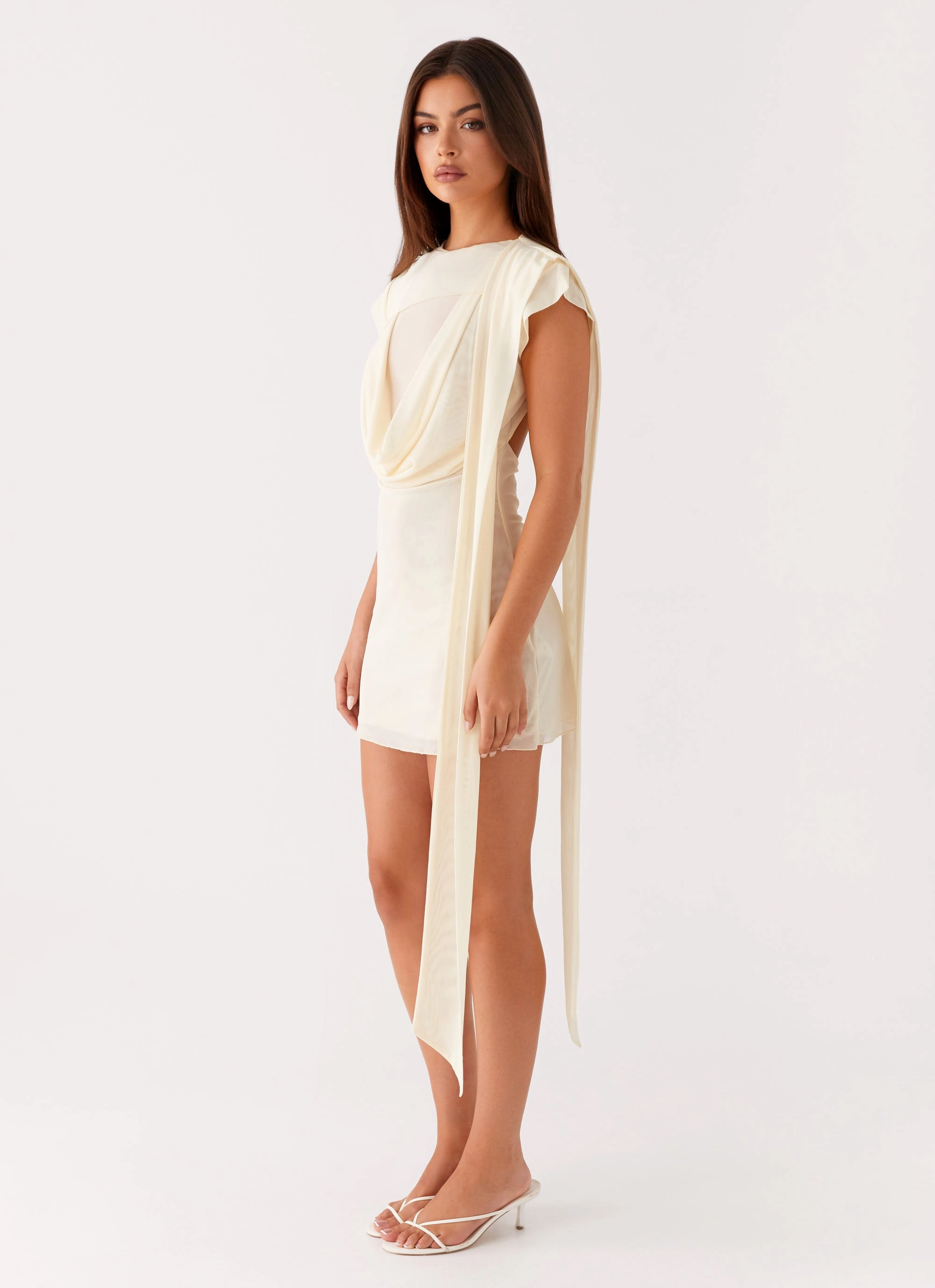 Minimal Comfort Glam Touch Felipe Mini Dress - Yellow