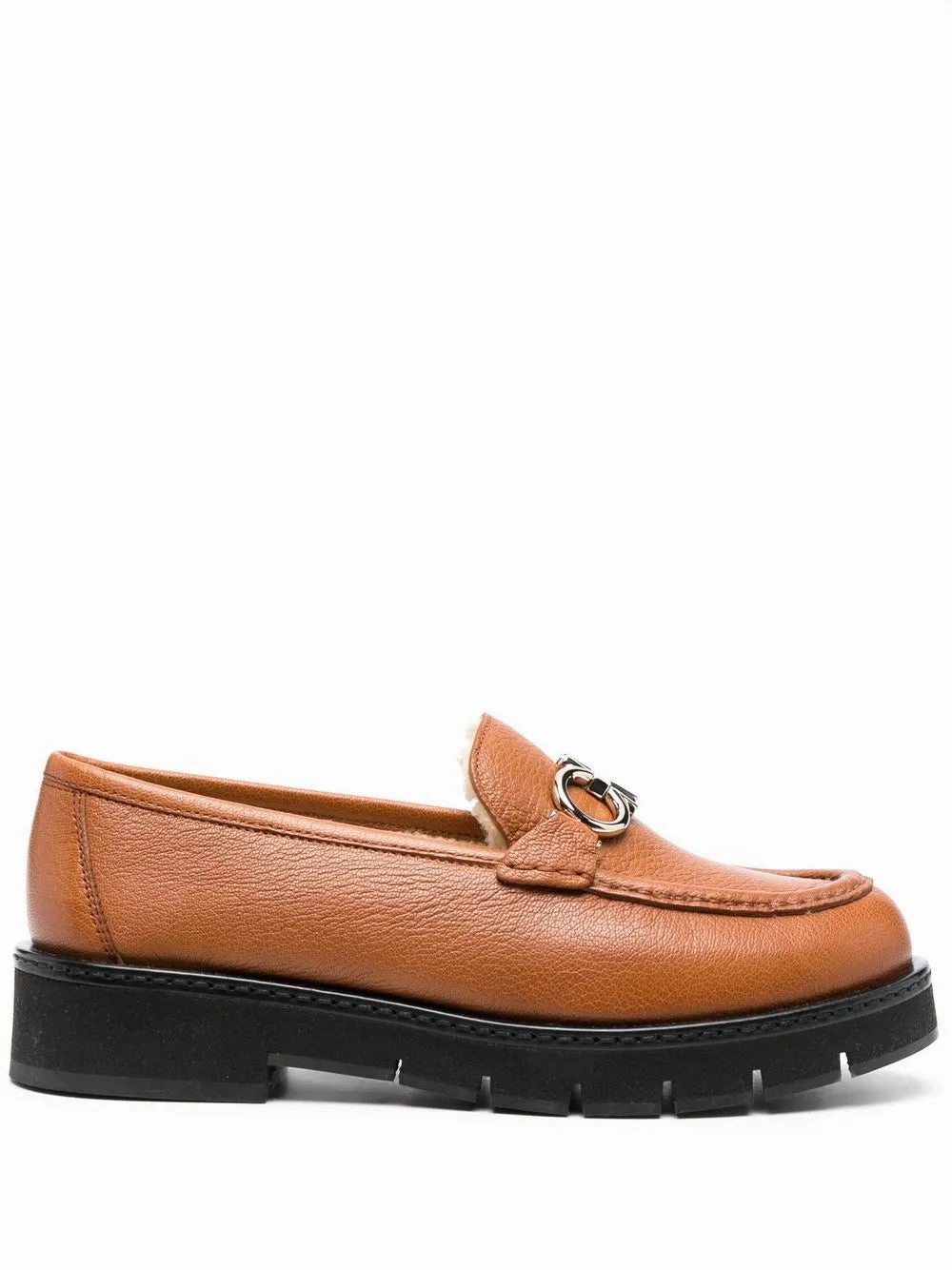 Easy Summer Style Stable Ferragamo Rolo Shearling-Lined Loafers