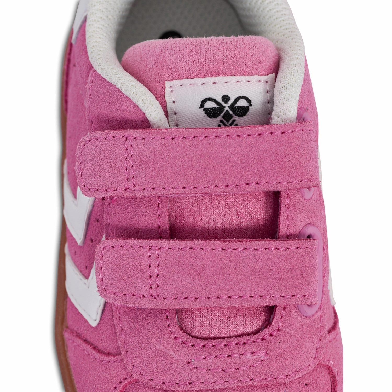 Comfortable Sides Hummel Prism Pink Victory Suede Ii Infant Sneakers