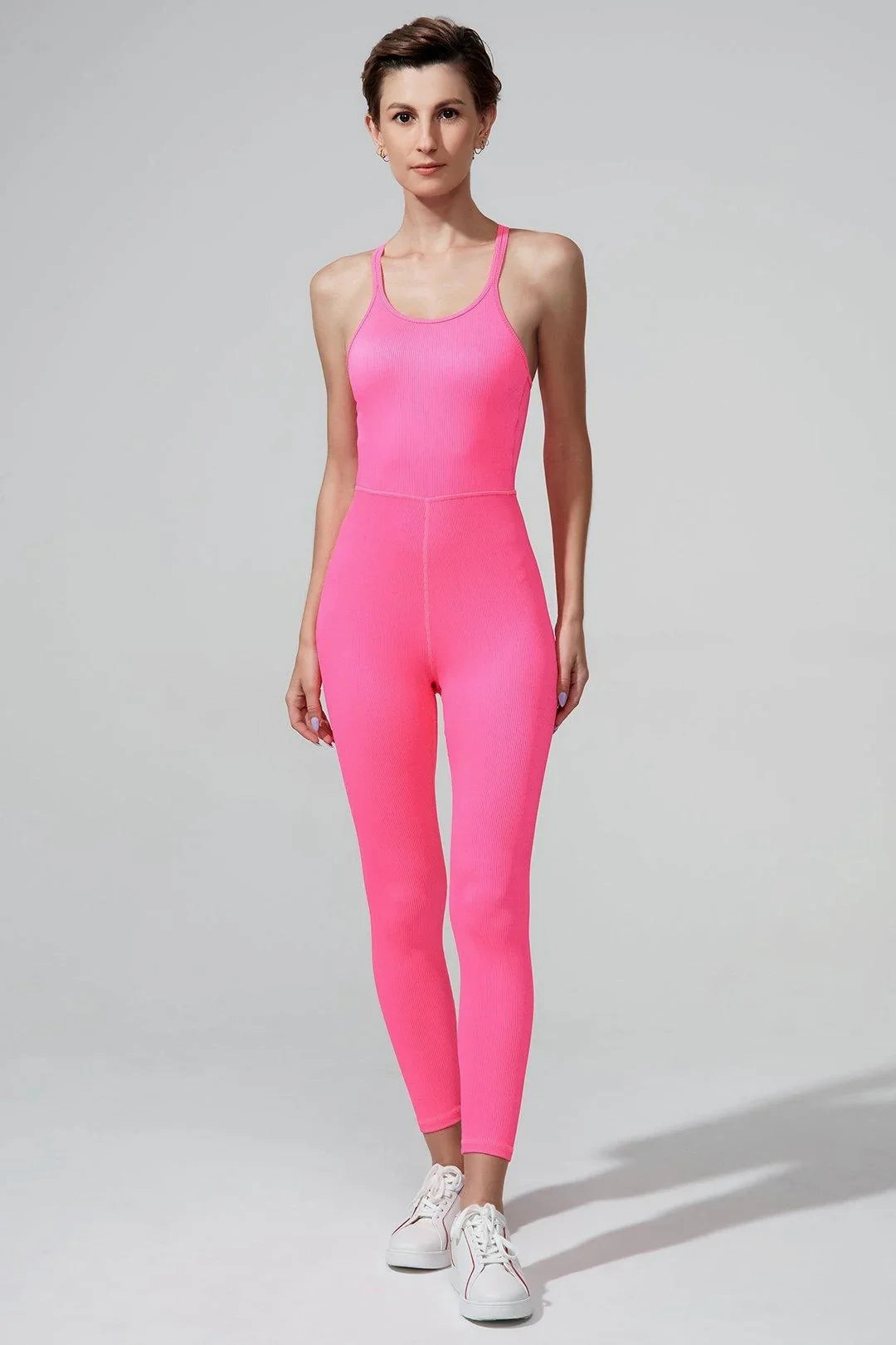 executive wardrobe Refined Friend Suave Pulpa Jumpsuit - Hot Pink