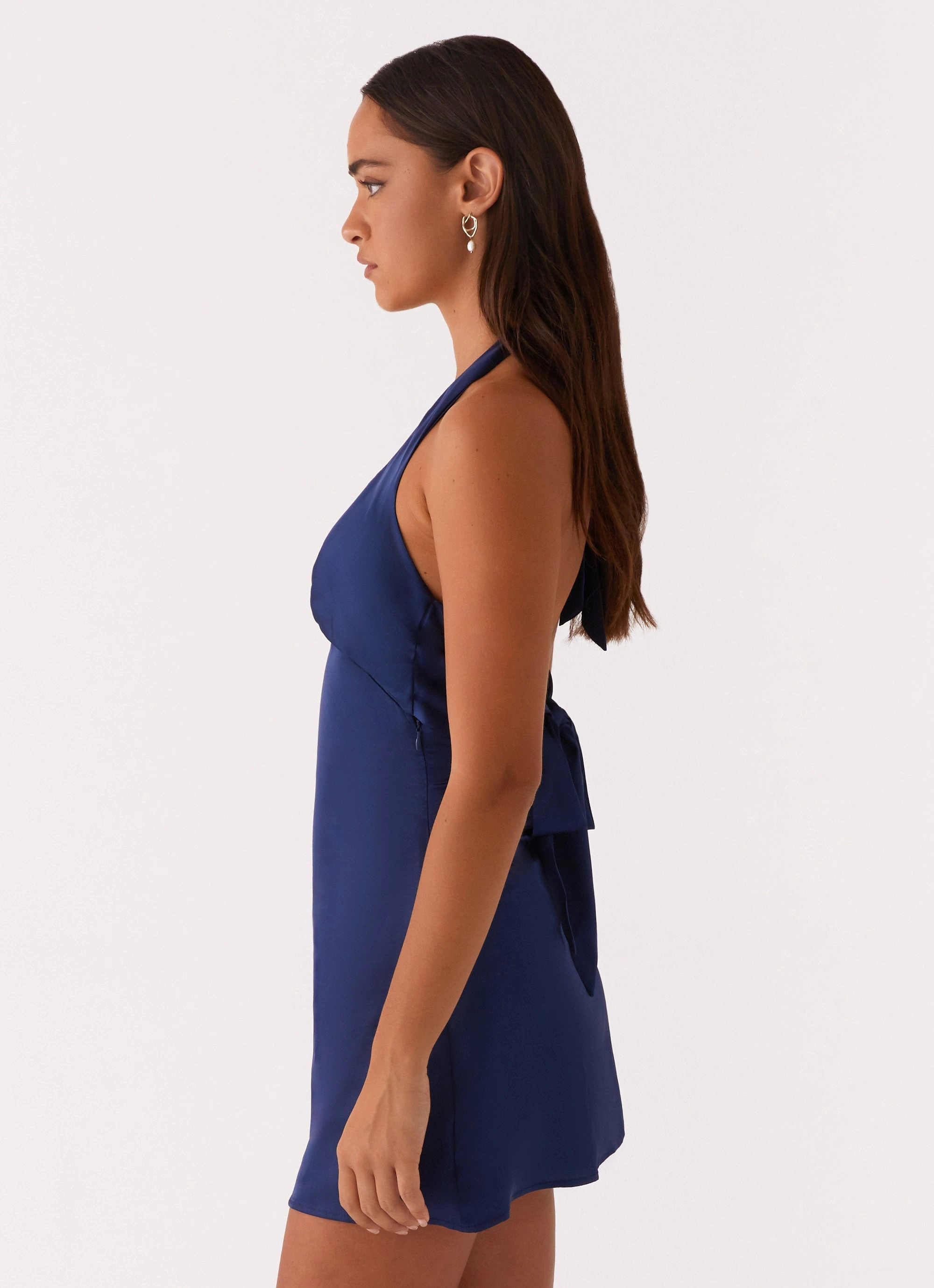 Heavy Hearted Mini Dress - Navy Premium Look Everyday Comfort