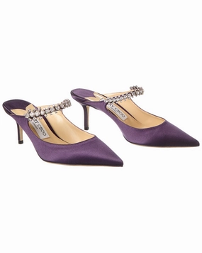 Jimmy Choo Bing 65 Satin Mule (Authentic Pre-Loved) beach casual Slip Resistant Technology