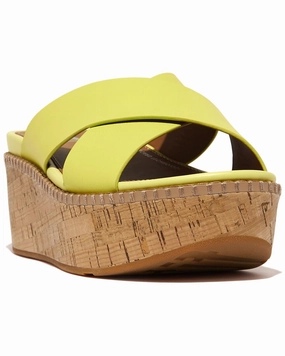 FitFlop Eloise Leather Slide Fashionable Design Anti Fatigue