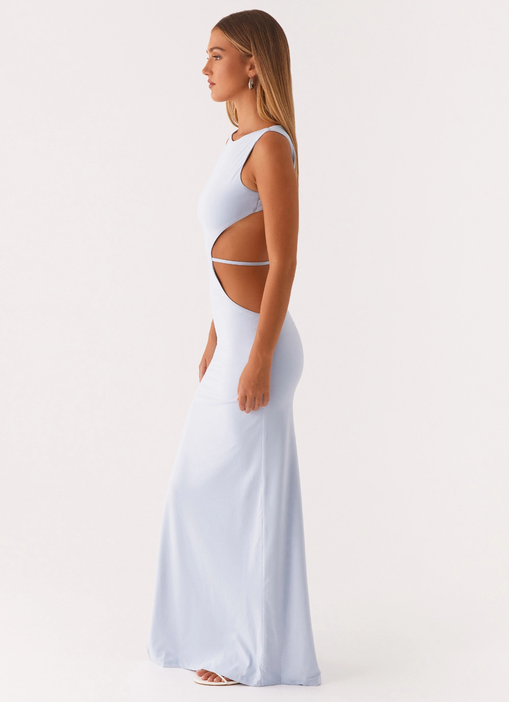 Sutton Maxi Dress - Blue spring outfit