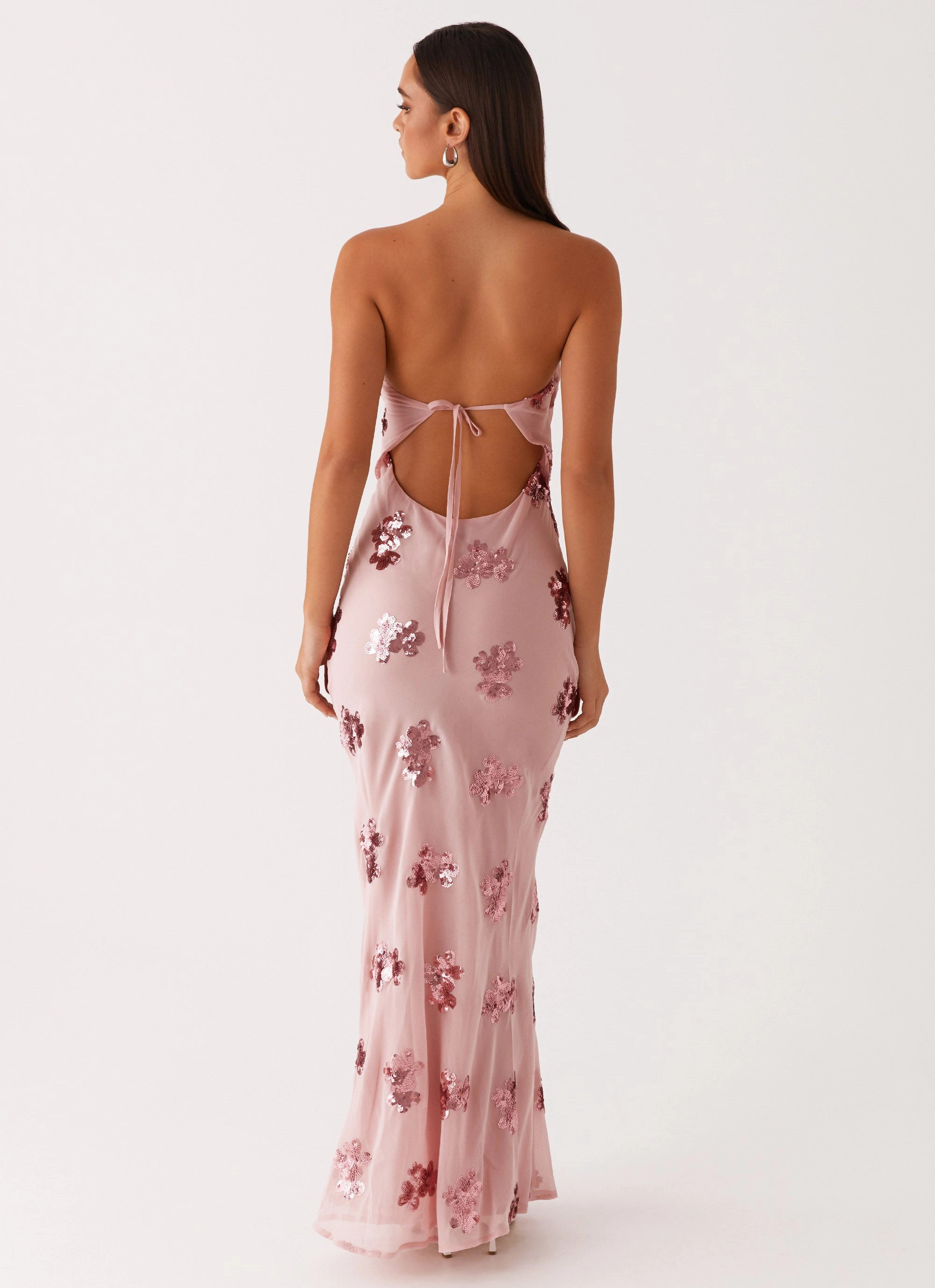 Sweet Escape Sequin Maxi Dress - Baby Pink Breezy Style