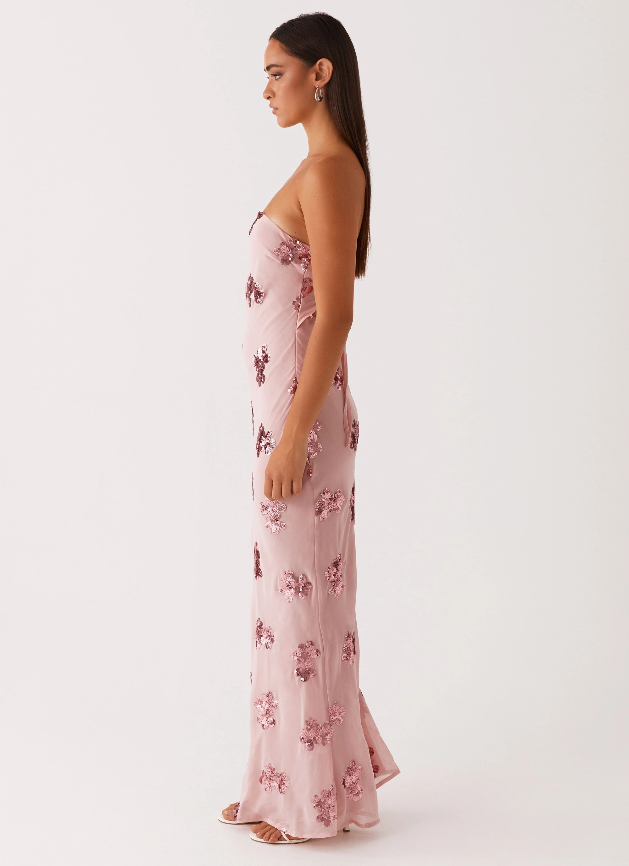 Sweet Escape Sequin Maxi Dress - Baby Pink Style focused