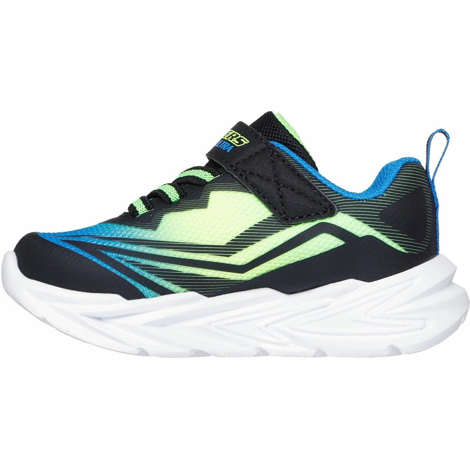 Skechers Black S Lights Flex-Glow Ultra Dynamic Arch Brace Thermal Regulating Fabric