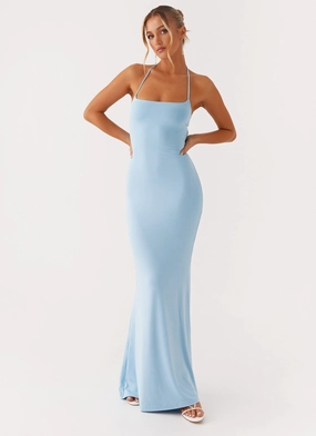 Talk About Us Maxi Dress - Blue Pure Shape