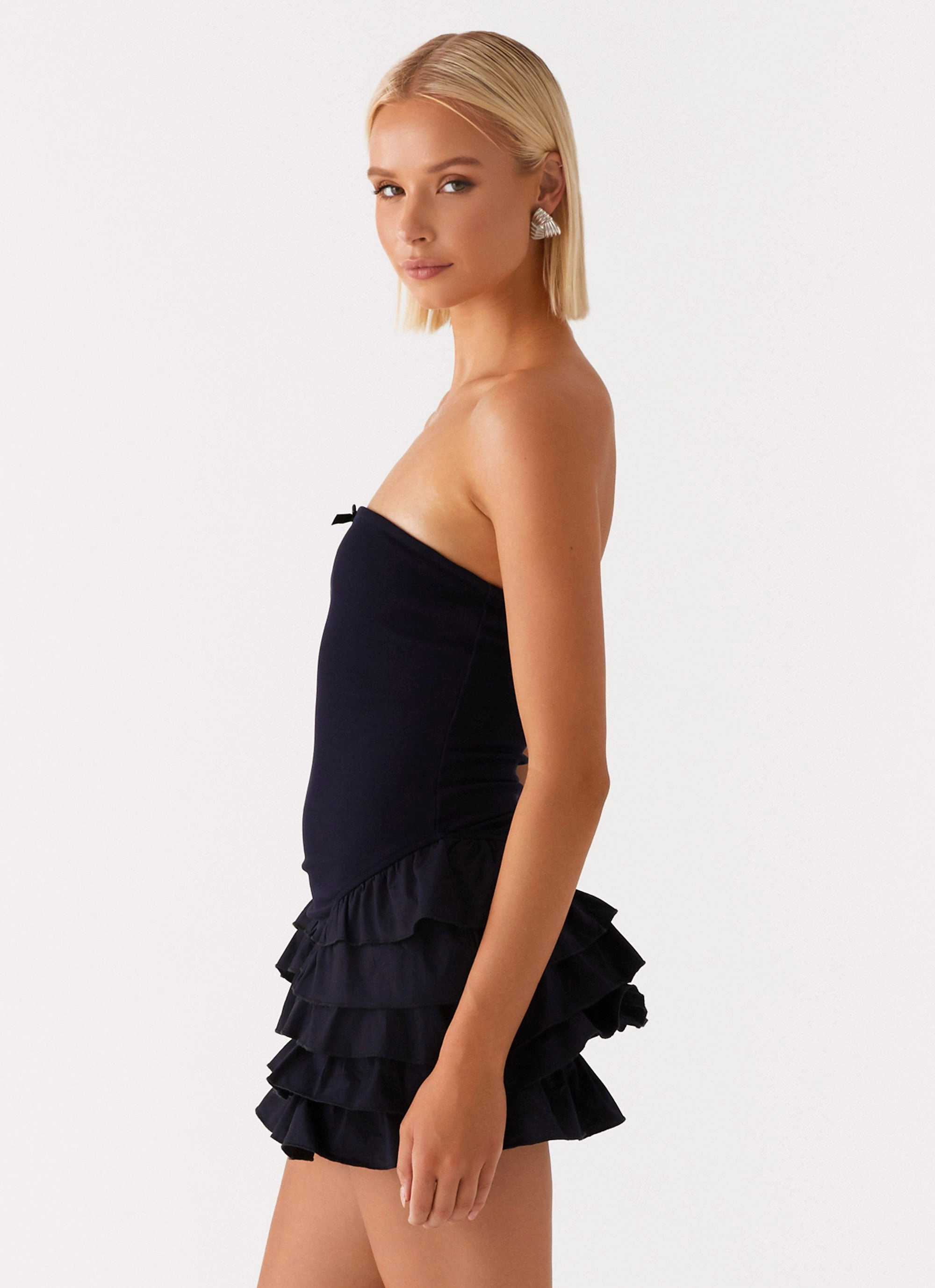 Tamay Mini Dress - Navy Sleek Touch