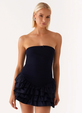Tamay Mini Dress - Navy perfect for events