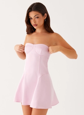 Work Pairing Clean Touch Tamika Mini Dress - Pink