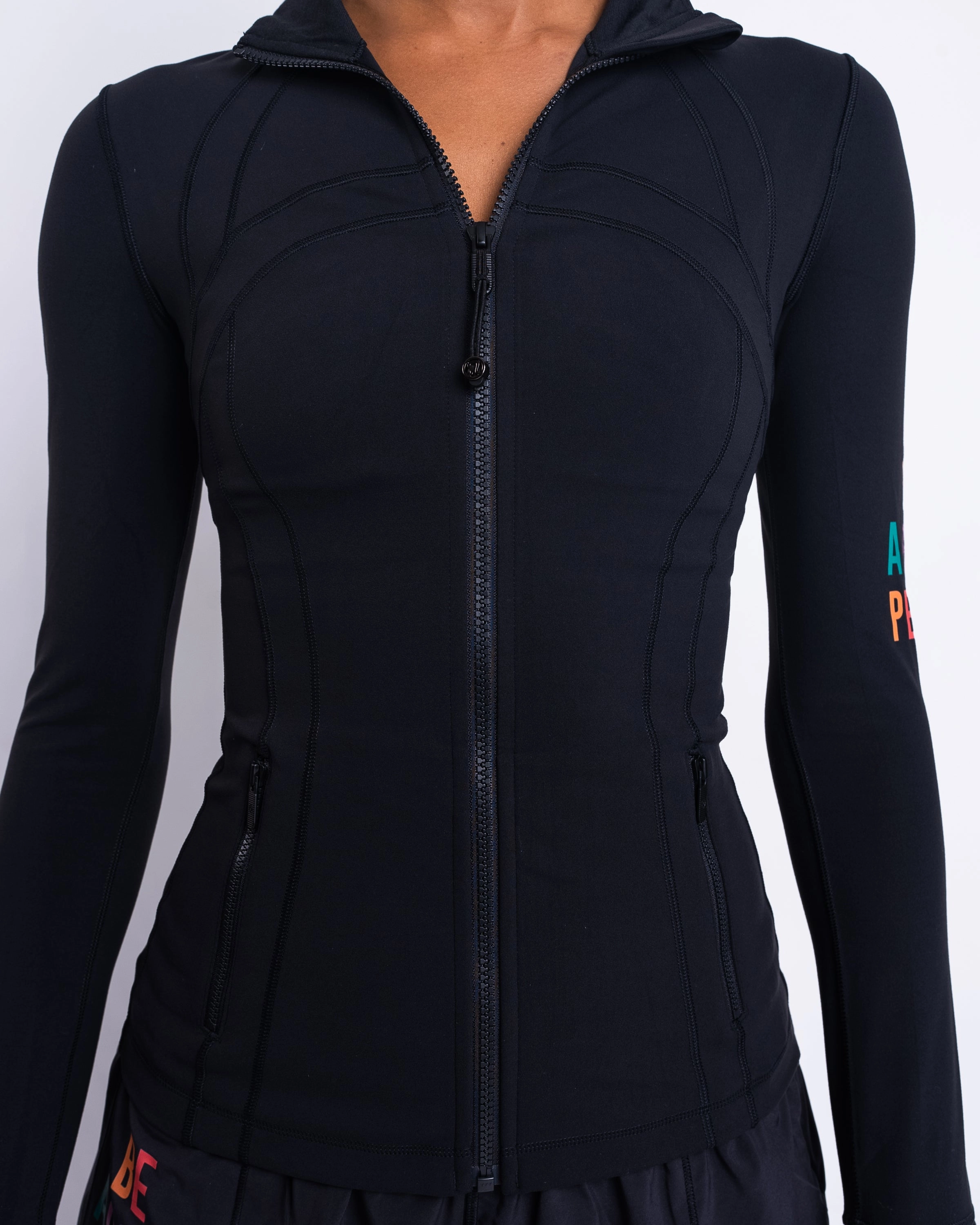 Define Jacket Luon - Black - lululemon // BE A GOOD PERSON *Pre-Order* NonIrritatingLining