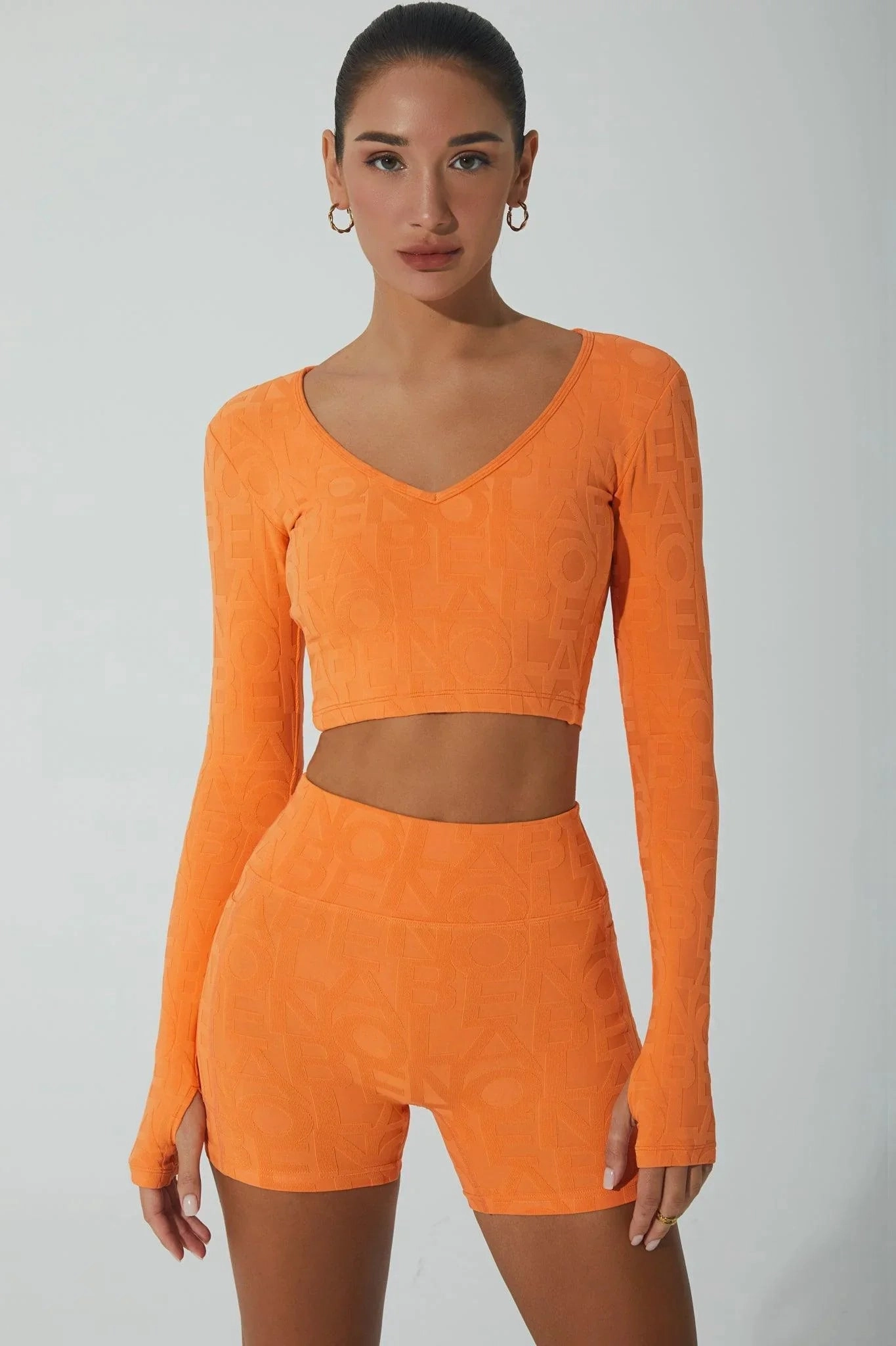 Mood Match Classic Olivia 3D Pocket Shorts - Sunset