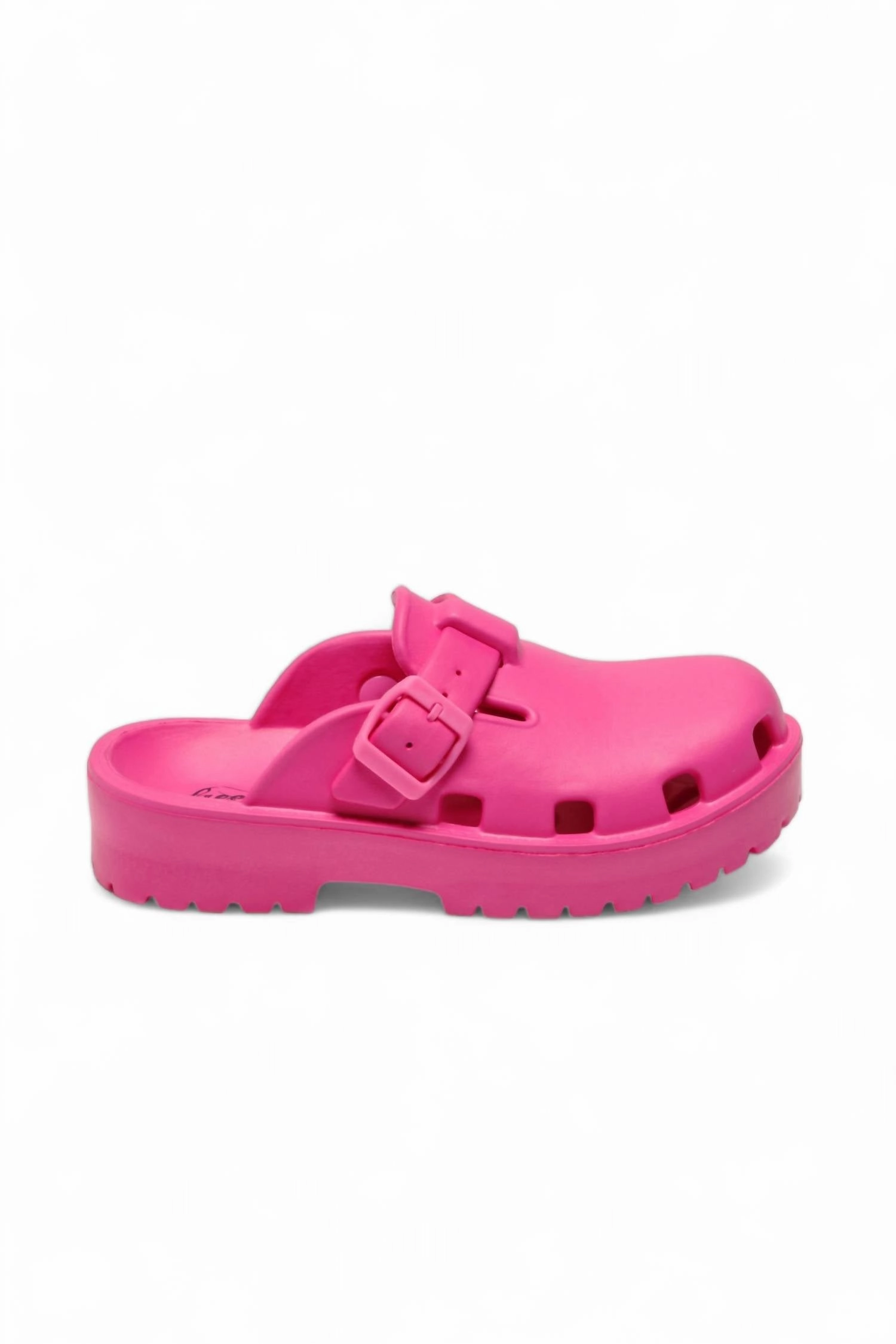 Women's Karlie Buckle Clog In Watermelon Stability Soft Relaxation