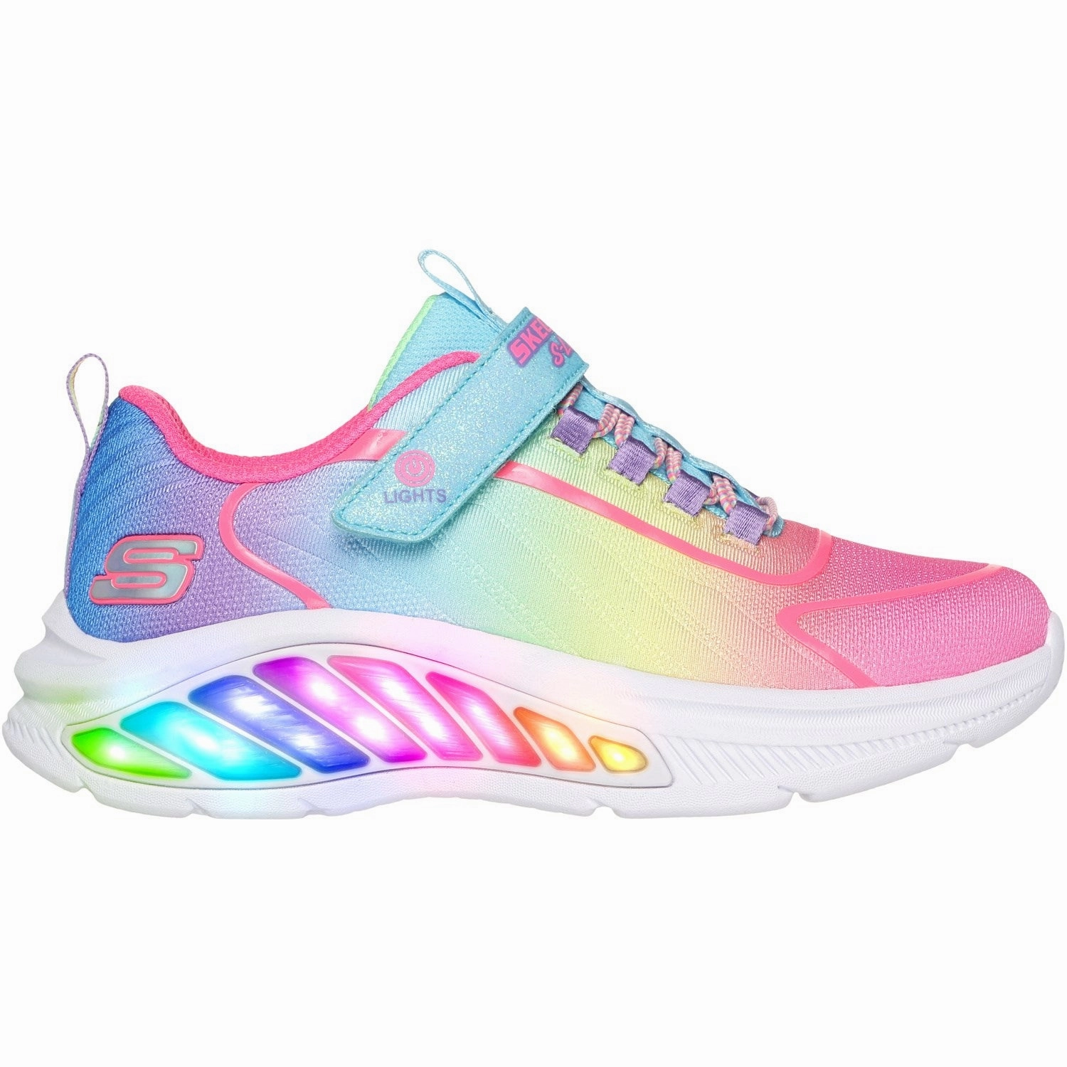Flexible Torsion System Skechers Turquoise Rainbow Cruisers