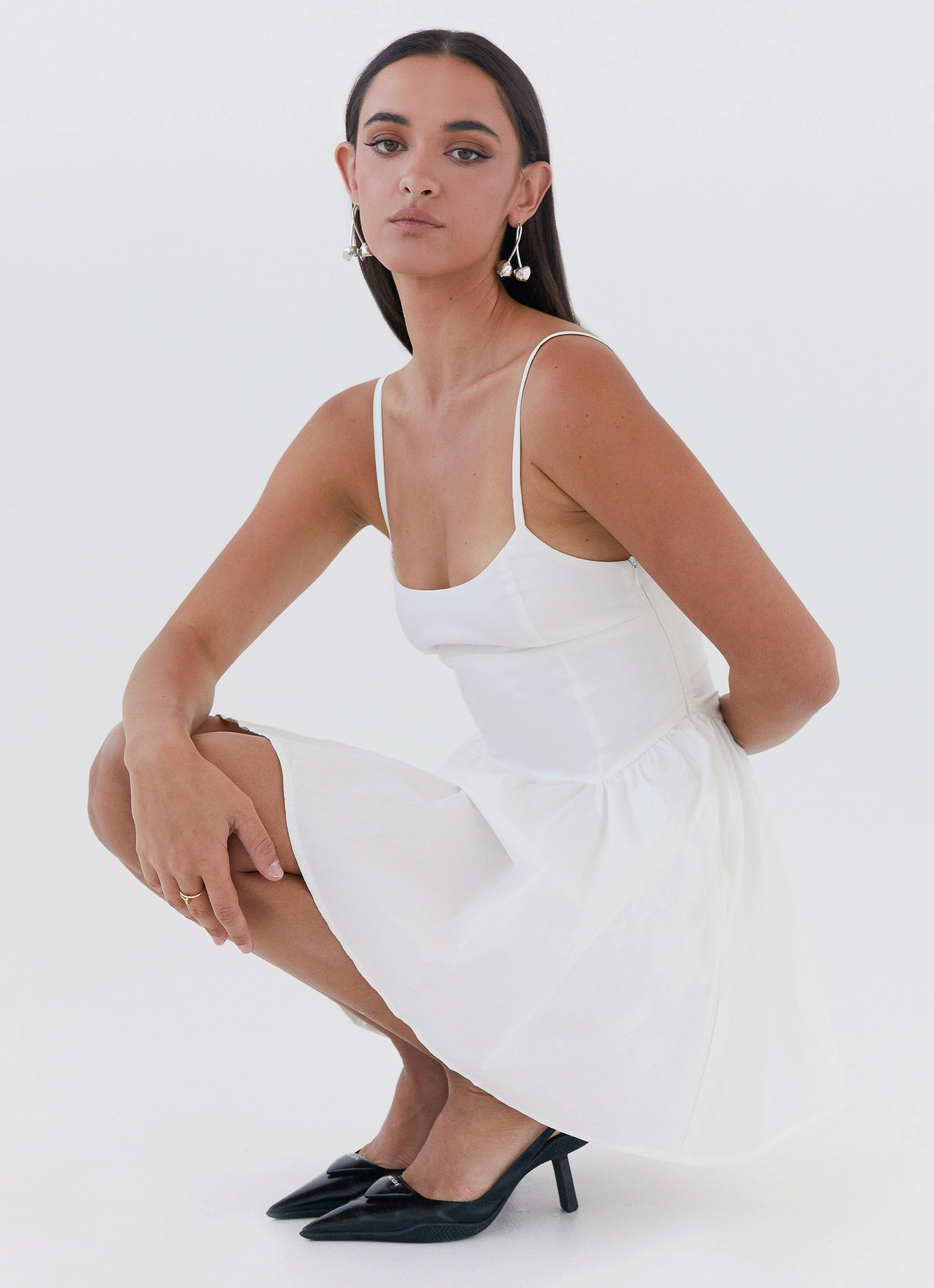 Tesoro Mio Mini Dress - White Elegant holiday wear