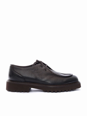Textured Calfskin Derby Shoes Legacy Fit