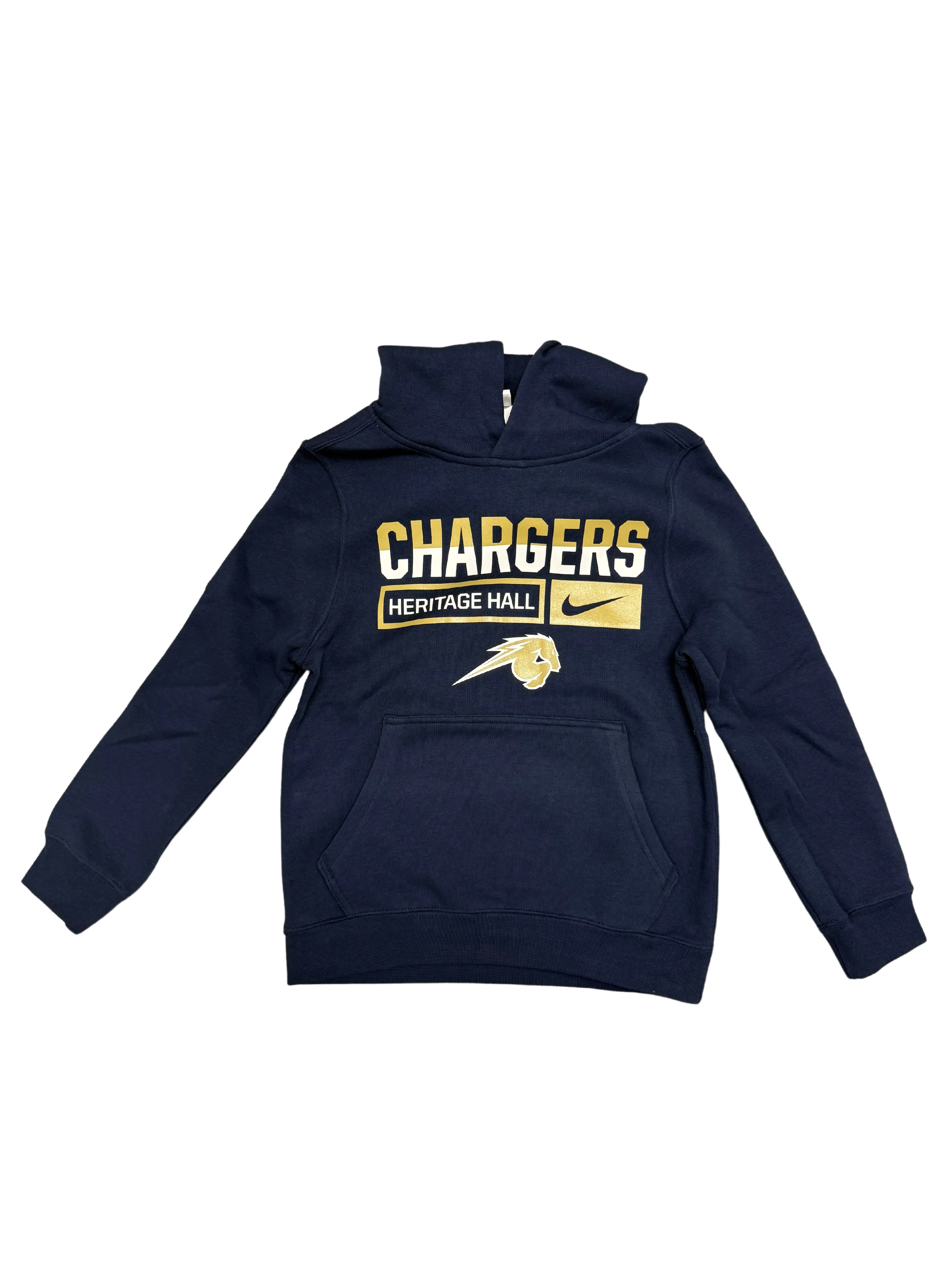Youth Nike CLub Fleece PO Hoody Chargers Cozy Street