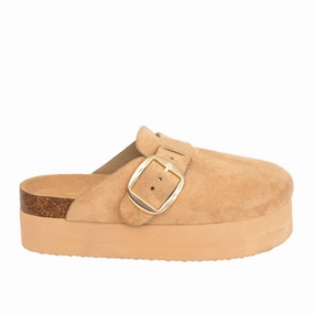 Relaxed Outdoor Anti   Blister Women's Jasmine Clog Sandals In Mustard