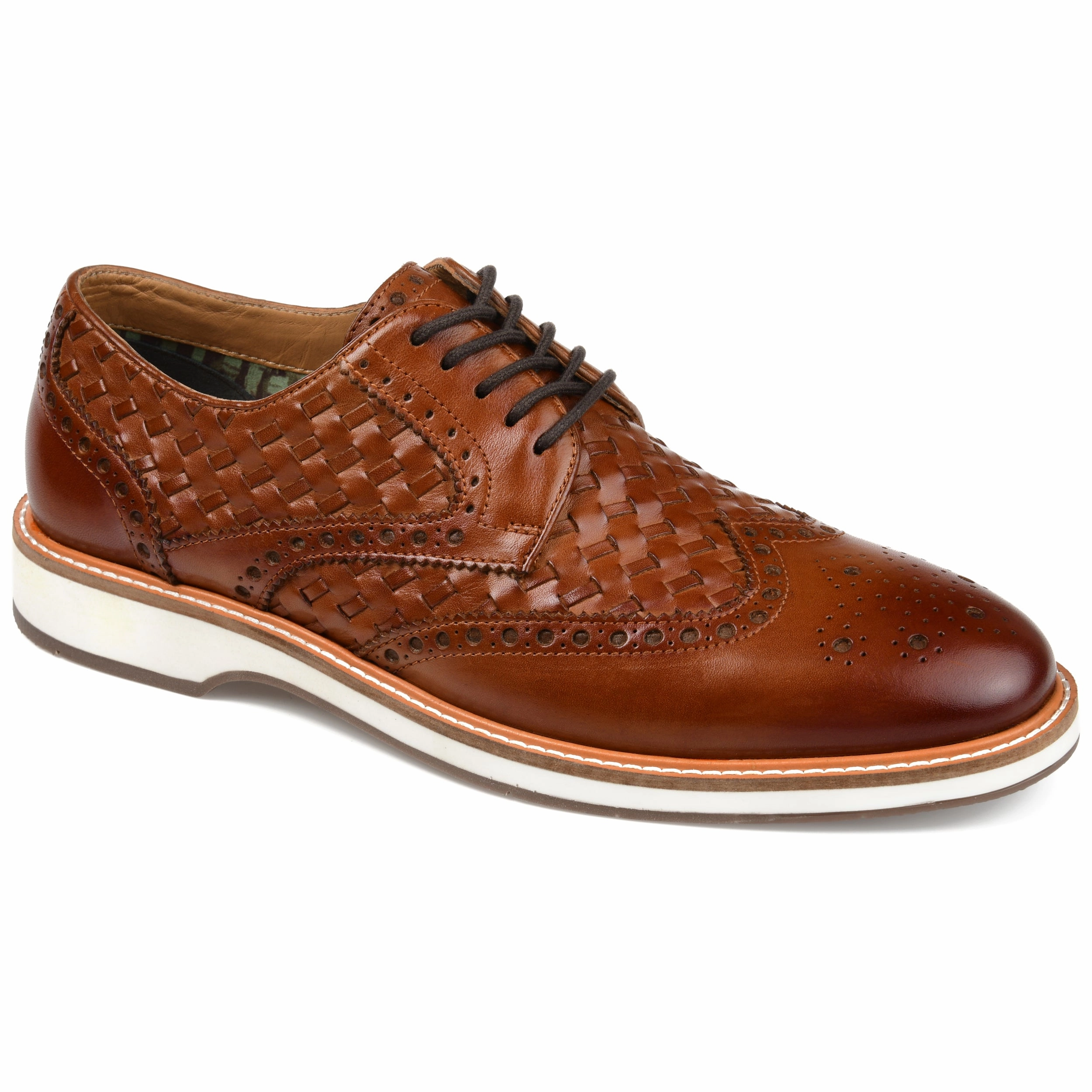 Thomas & Vine Radcliff Woven Wingtip Derby Goodyear Welted Construction