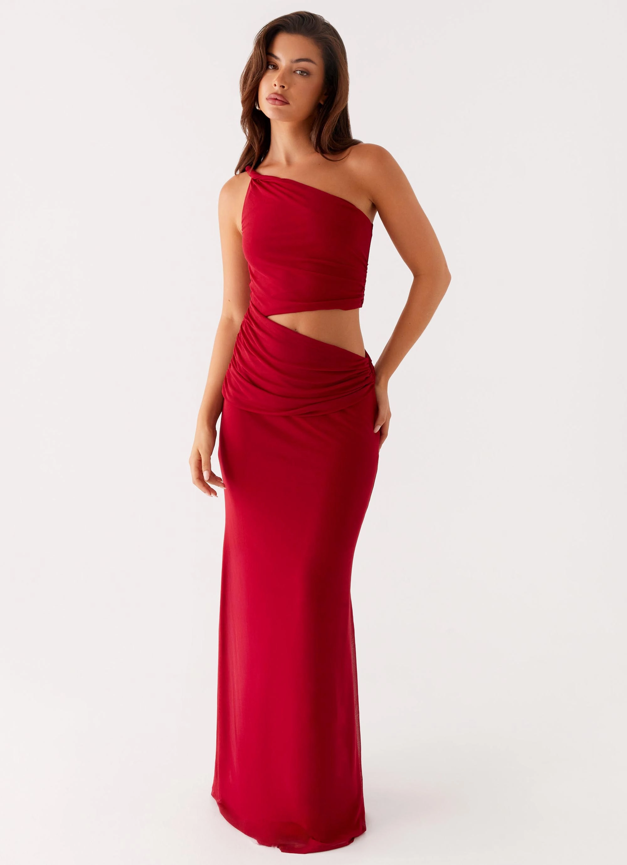 Three Wishes Maxi Dress - Raspberry Soft Stretch