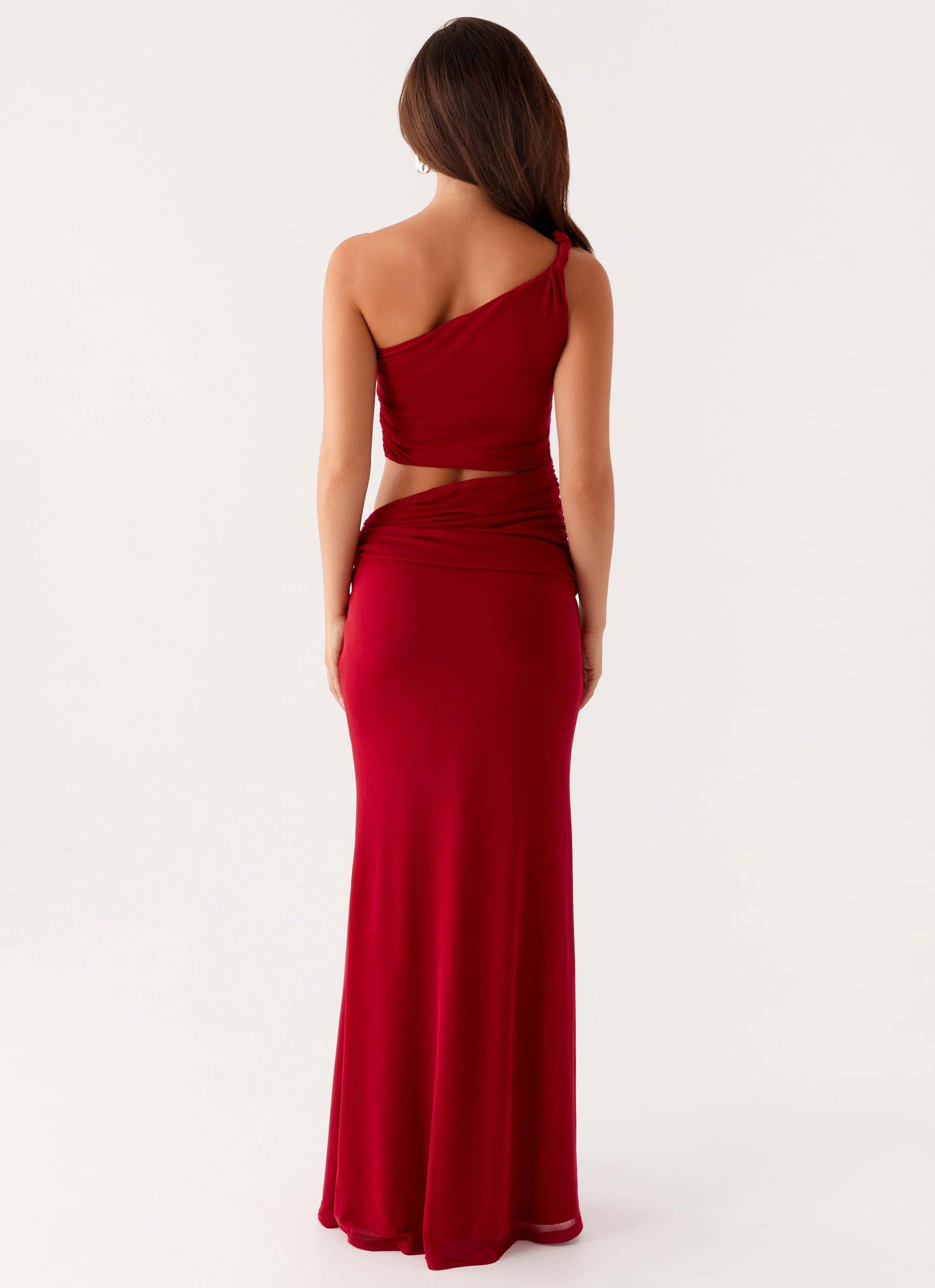 Smart and Elegant Pink Glow Three Wishes Maxi Dress - Raspberry