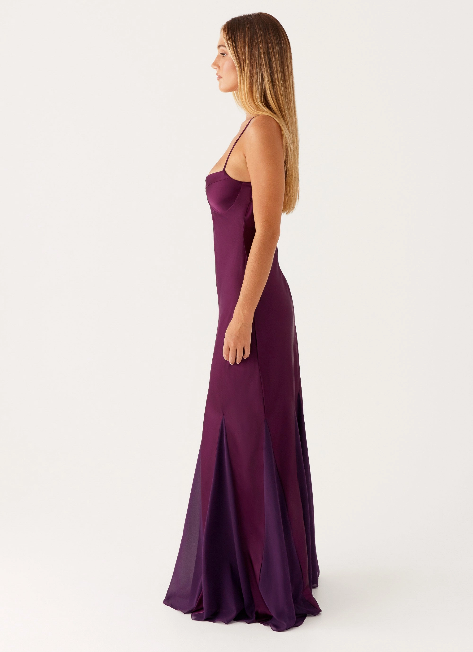 Ravello Maxi Dress - Mulberry Relax Motion Evening Glow