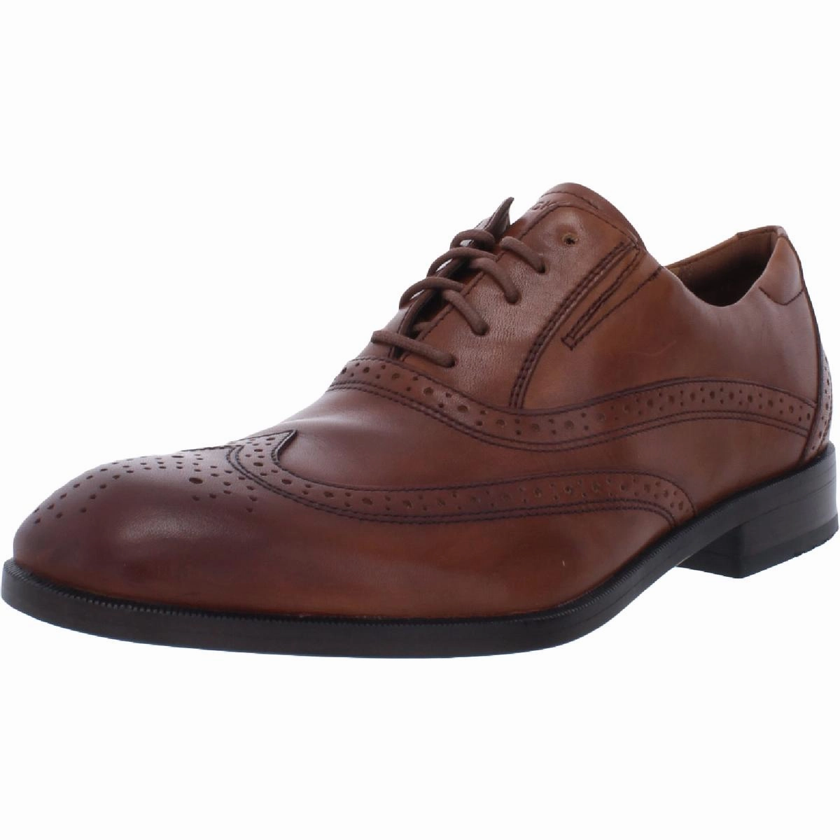 Dance Night Subtle shade TM Office  Mens Leather Office Wingtip Shoes