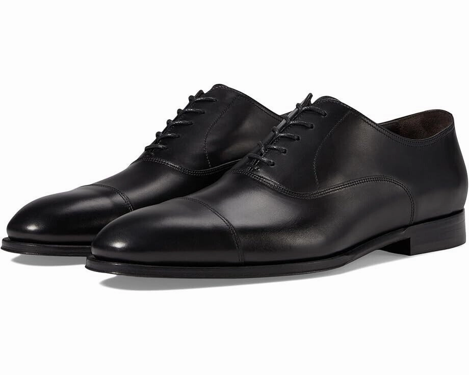 To Boot New York Nico Oxford Men's 7.5 Black Leather Cap Toe Dress Shoes KHD208 Core Shade Anti Skid