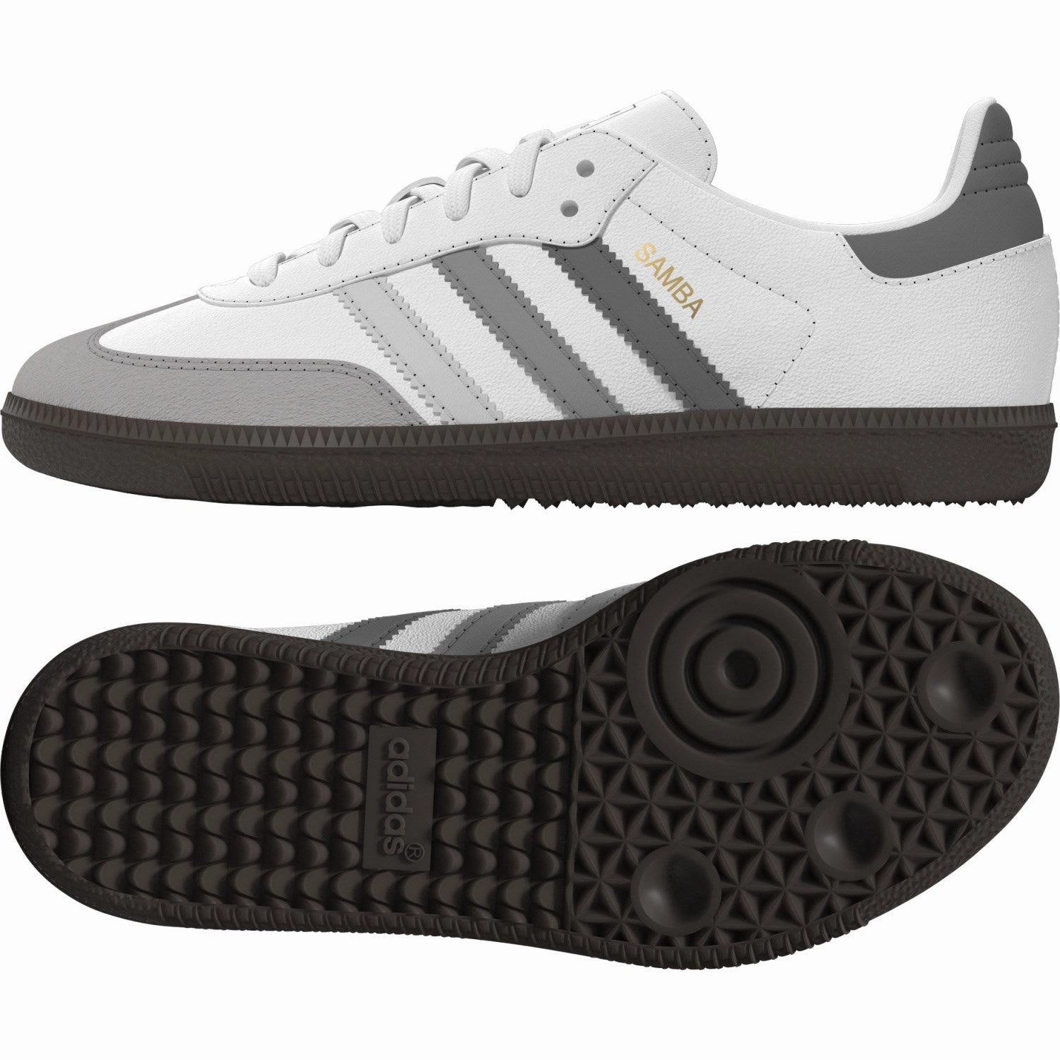 adidas Originals Ftwr White/Grey One/Grey Three Samba Og C Sneakers StylishAppearance Built For Speed