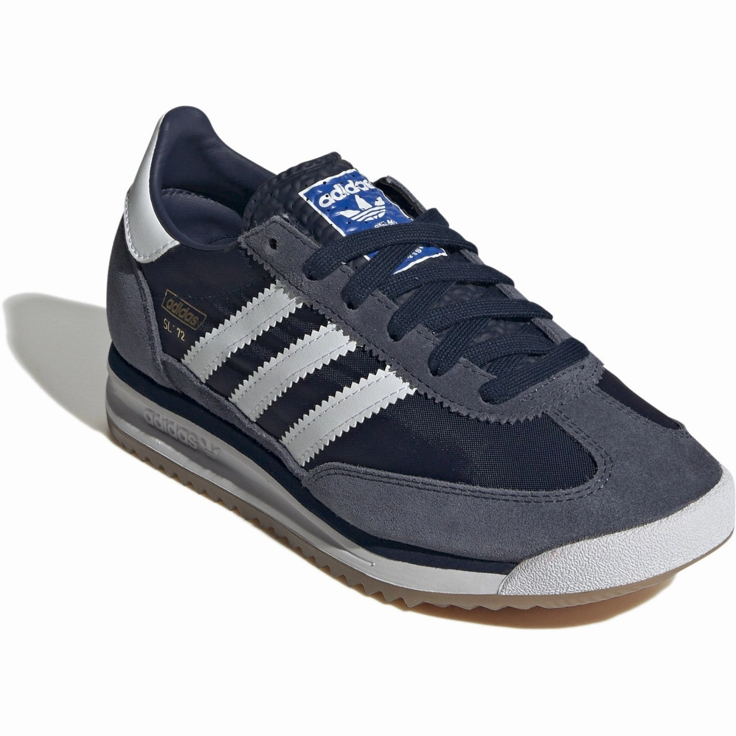 School Ready Extended Heel Counter adidas Originals Night Indigo/Ftwr White/Shadow Navy Sl 72 Rs J Sneakers