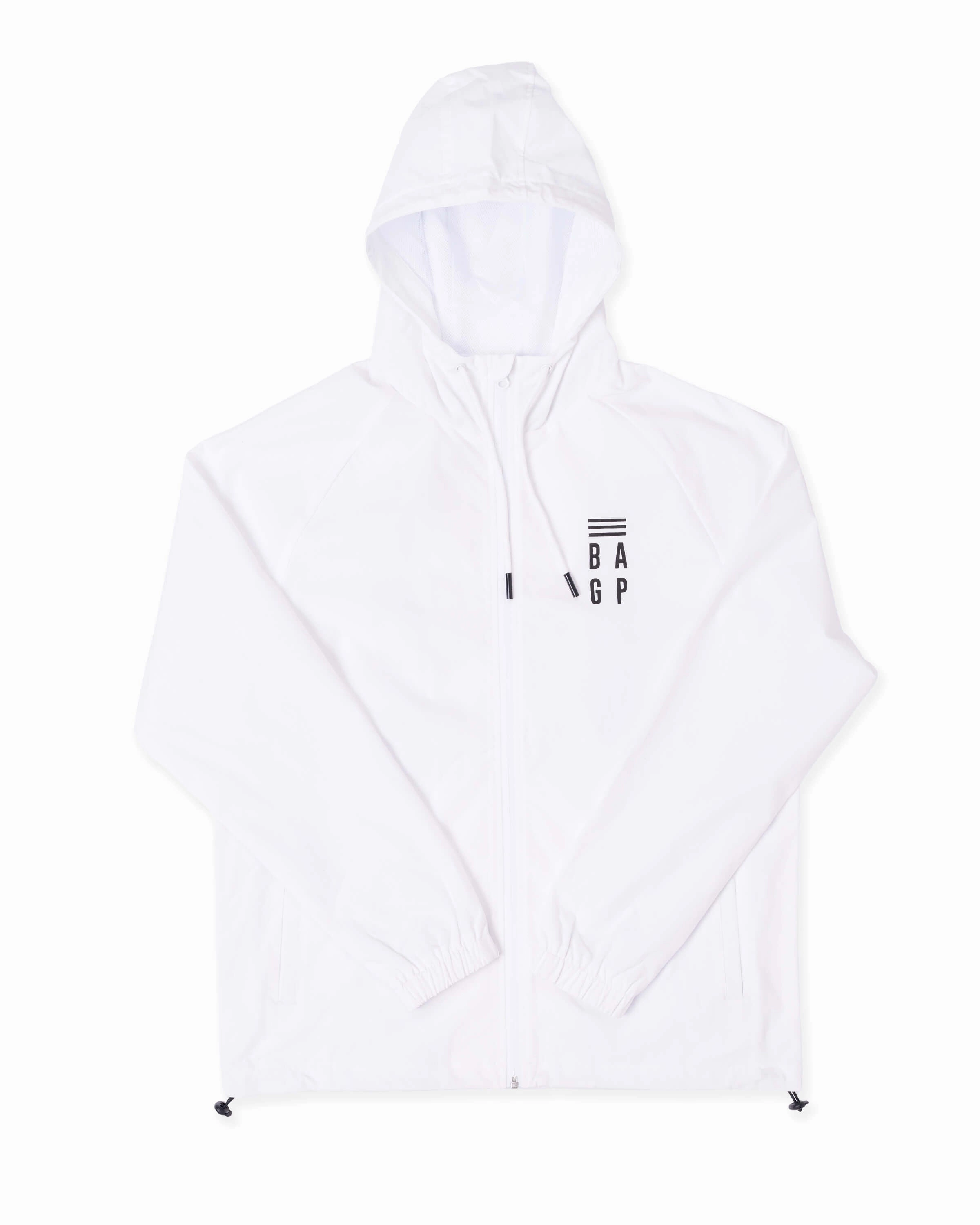 All Season Performance Weave Signature Windbreaker - White