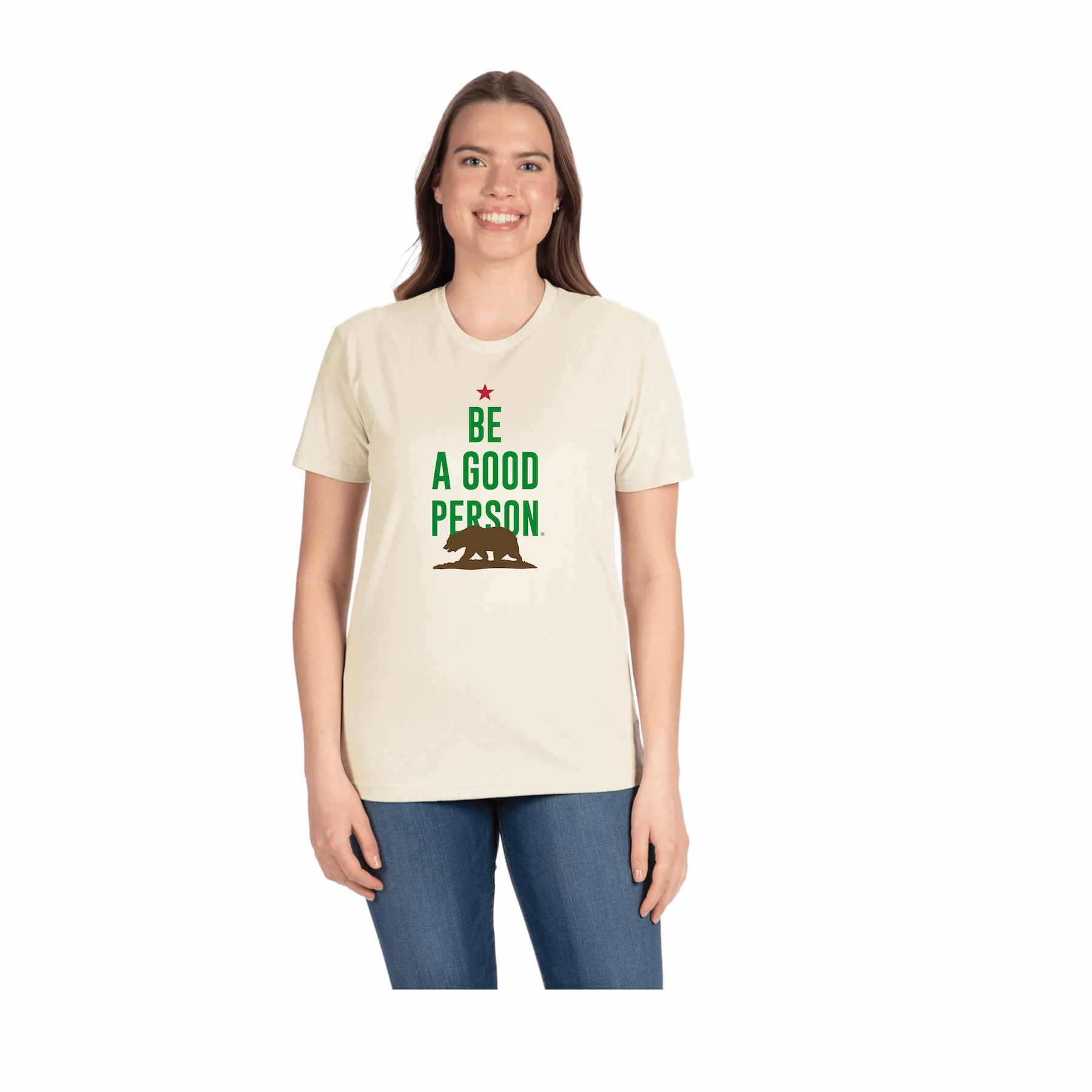 Day-to-Day Comfort Signature California Hometown T-Shirt - Cream