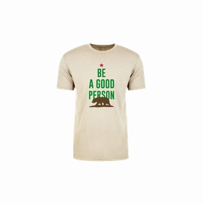 timeless Yoga class Signature California Hometown T-Shirt - Cream