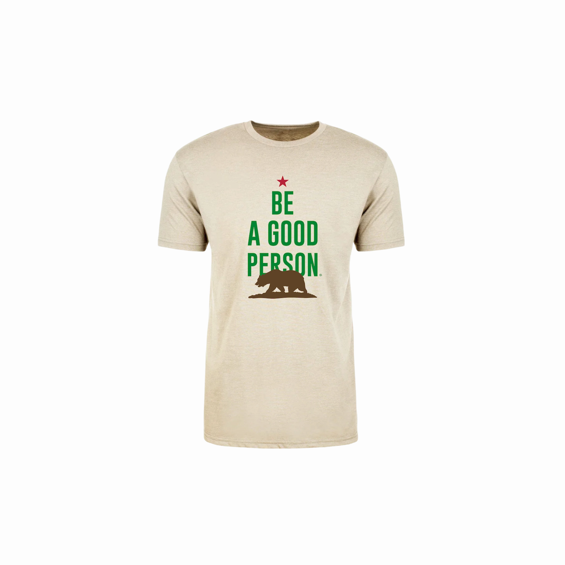 timeless Yoga class Signature California Hometown T-Shirt - Cream