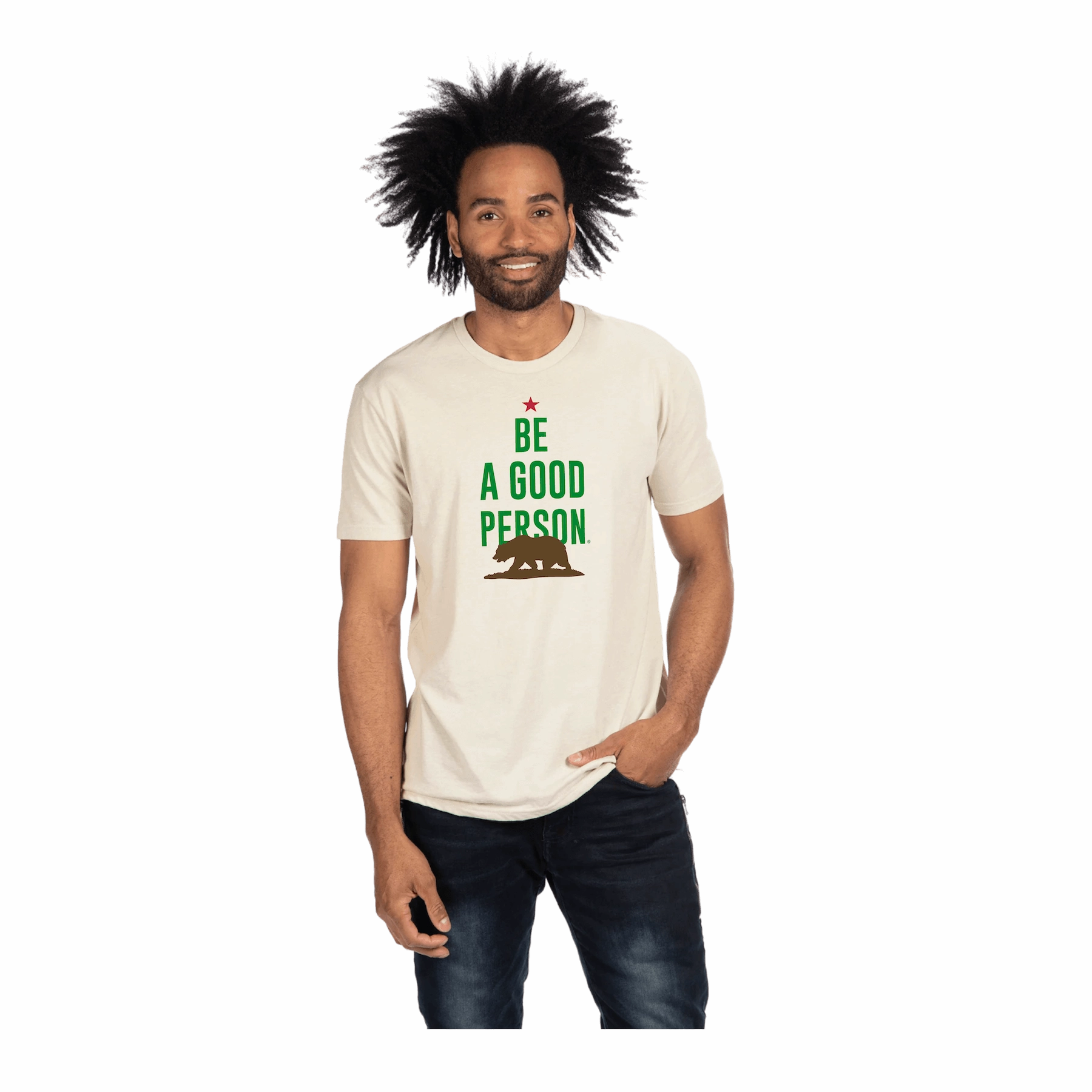 Signature California Hometown T-Shirt - Cream Holiday Style Trend