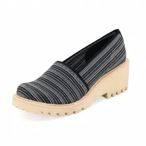 Fashion Flex Women's Sheppard Shoes In Grey Stripe