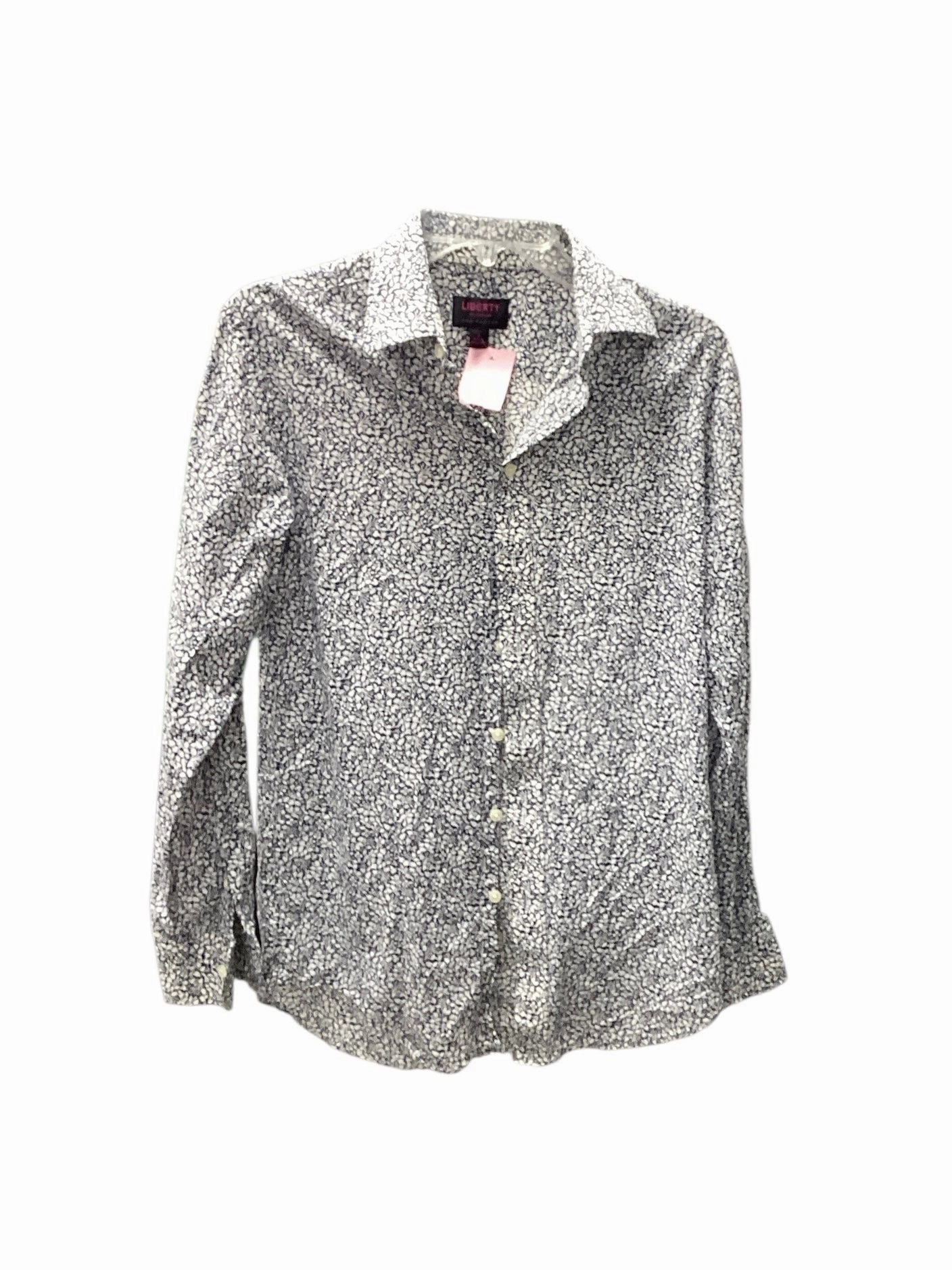 Liberty London Target Men's Shirt Navy S Comfort First Fit High-End Fabric