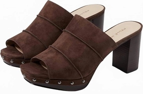 Reinforced Stress Points Women's Amery Mule In Dark Oaksuede